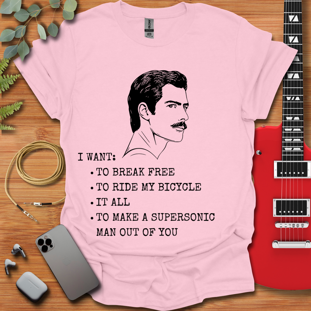 Freddie Mercury I Want: T-Shirt