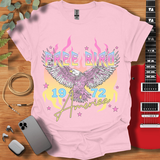 Printify T-Shirt S / Light Pink Freebird 1972 Vintage T-Shirt